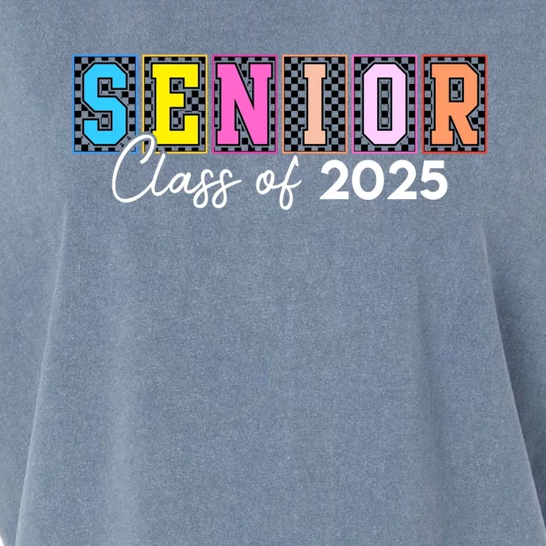 Senior Class Of 2025 Garment-Dyed Women's Muscle Tee