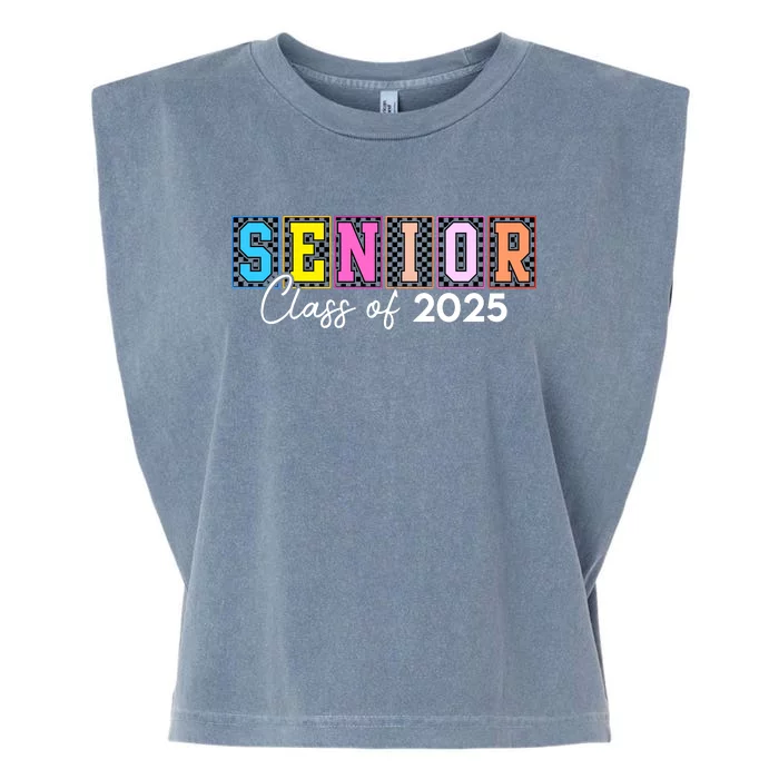 Senior Class Of 2025 Garment-Dyed Women's Muscle Tee