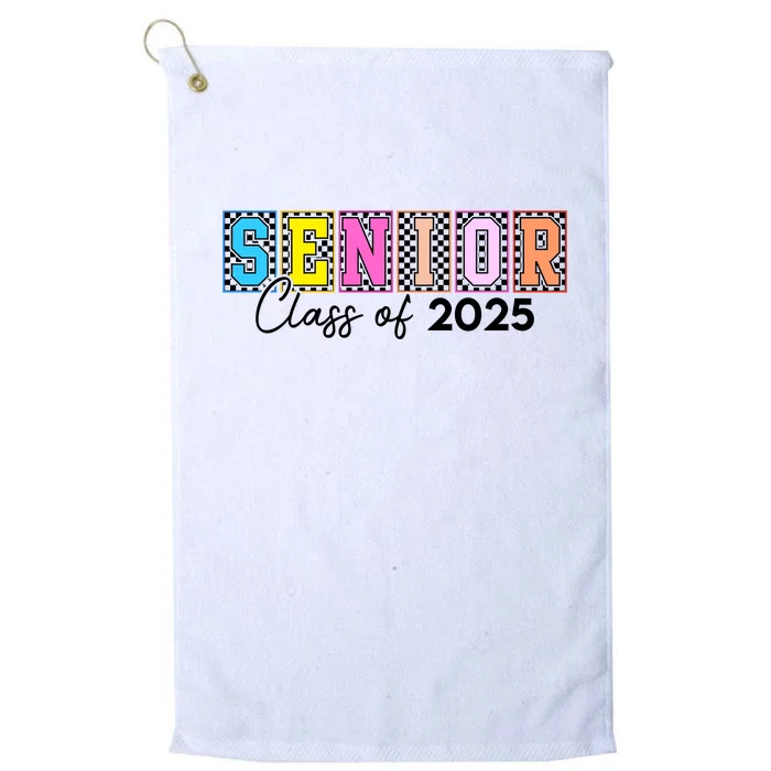 Senior Class Of 2025 Platinum Collection Golf Towel