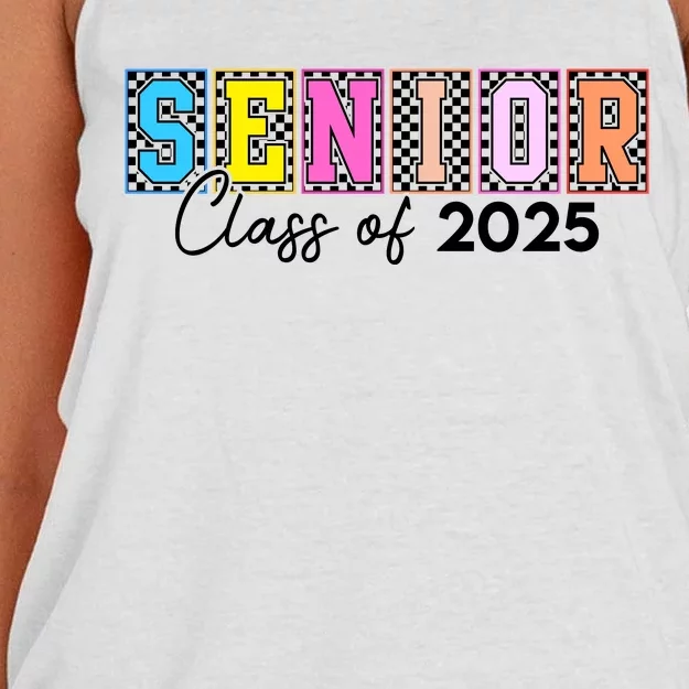 Senior Class Of 2025 Women's Knotted Racerback Tank