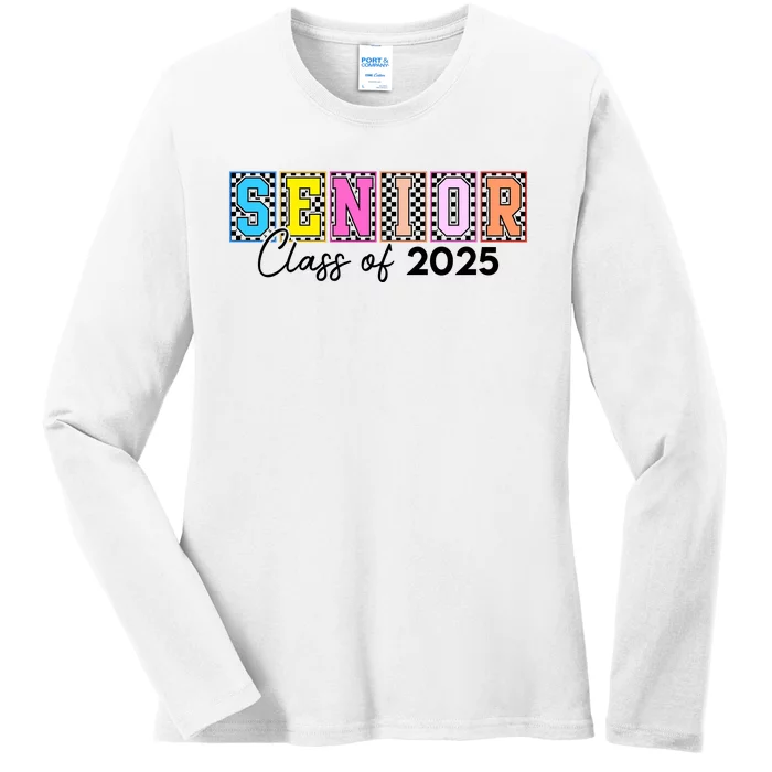 Senior Class Of 2025 Ladies Long Sleeve Shirt