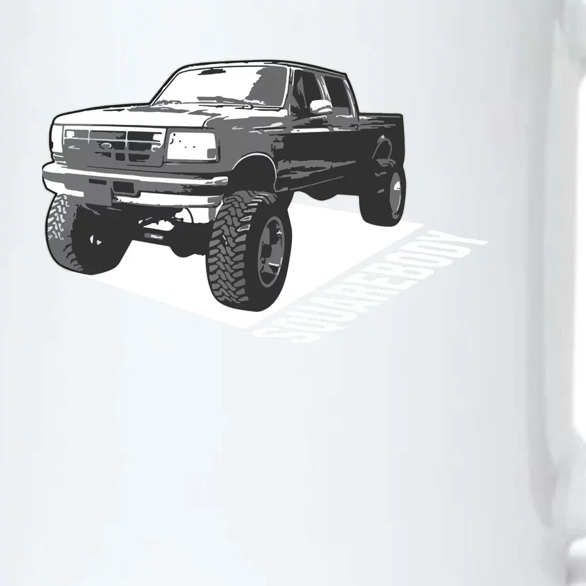 Squarebody Cute Old School Body Car Truck Lover Gift Black Color Changing Mug