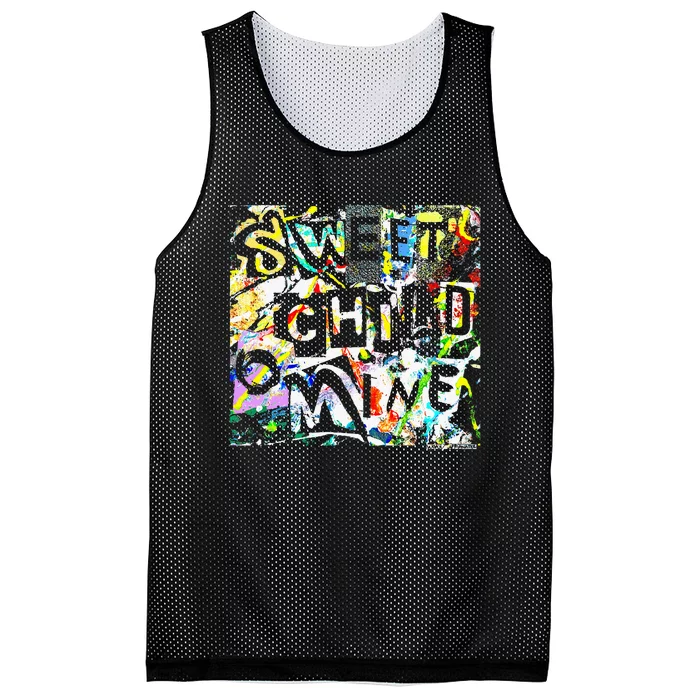 Sweet Child O’ Mine Mesh Reversible Basketball Jersey Tank