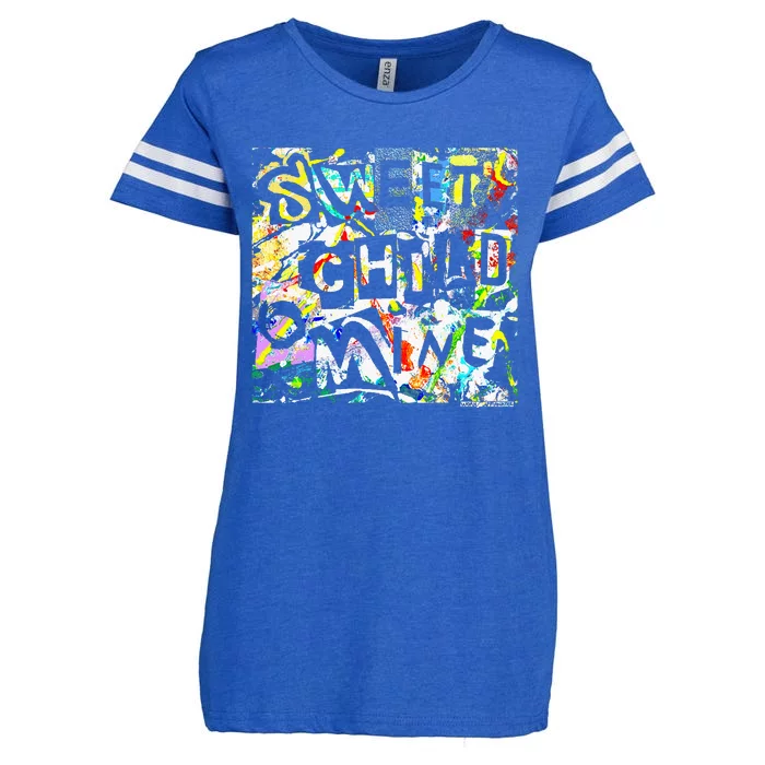 Sweet Child O’ Mine Enza Ladies Jersey Football T-Shirt