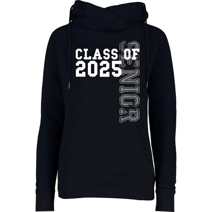 Senior Class Of 2025 Graduation 2025 Hoodie Womens Funnel Neck Pullover Hood