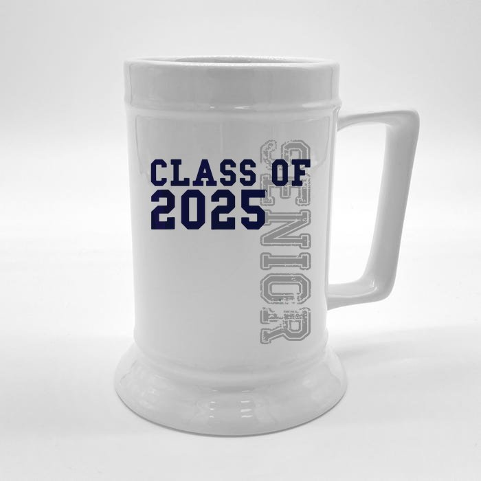 Senior Class Of 2025 Graduation 2025 Front & Back Beer Stein