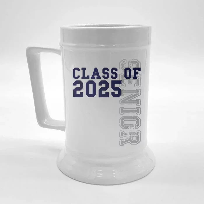 Senior Class Of 2025 Graduation 2025 Front & Back Beer Stein