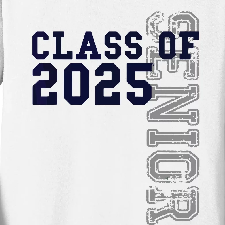 Senior Class Of 2025 Graduation 2025 Kids Long Sleeve Shirt