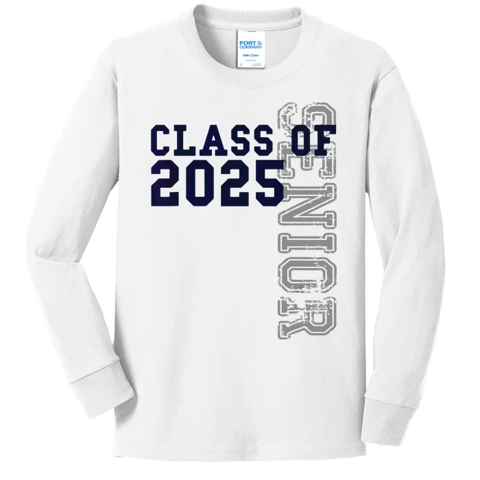 Senior Class Of 2025 Graduation 2025 Kids Long Sleeve Shirt