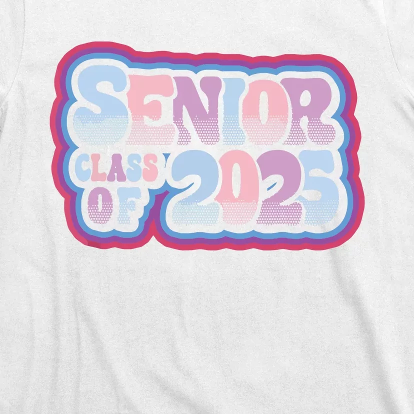 Senior Class Of 2025 Retro Design Boy Or Girl T-Shirt