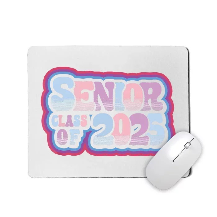 Senior Class Of 2025 Retro Design Boy Or Girl Mousepad