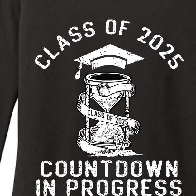 Senior Class Of 2025 Countdown To Graduation Gift Womens CVC Long Sleeve Shirt