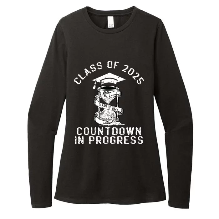 Senior Class Of 2025 Countdown To Graduation Gift Womens CVC Long Sleeve Shirt