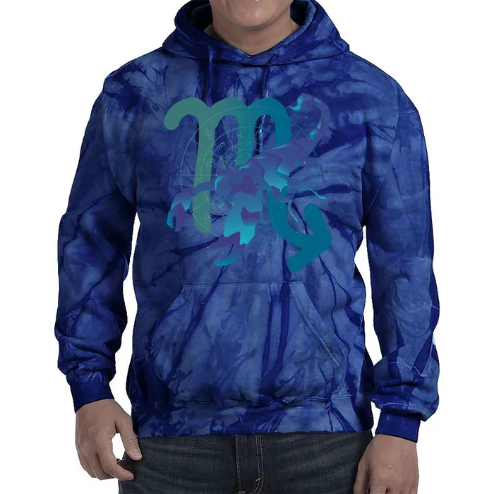 Scorpio Zodiac Symbol Tie Dye Hoodie