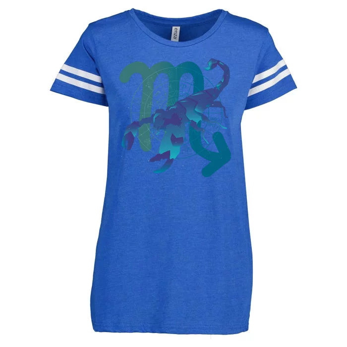 Scorpio Zodiac Symbol Enza Ladies Jersey Football T-Shirt