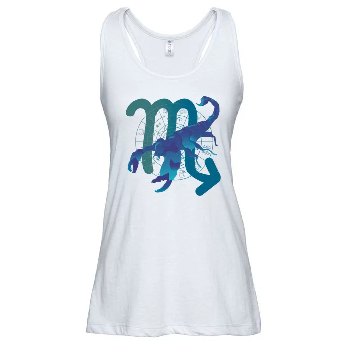 Scorpio Zodiac Symbol Ladies Essential Flowy Tank