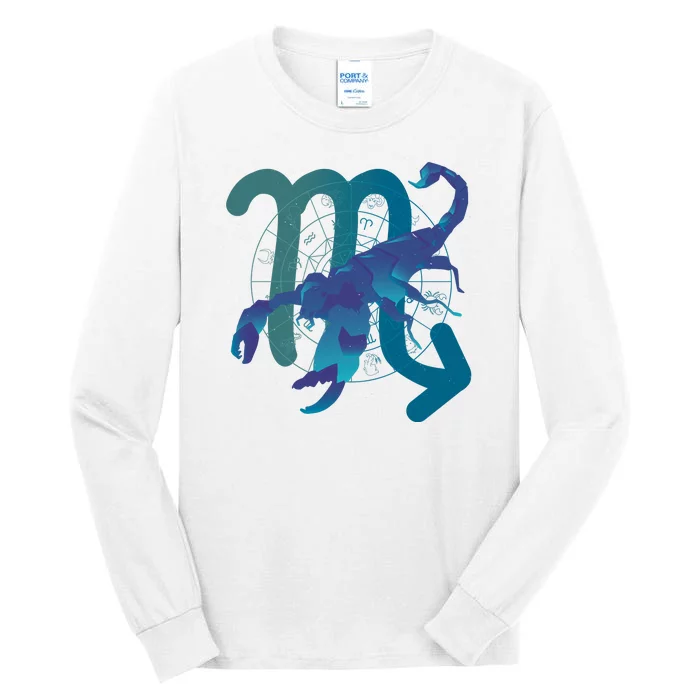 Scorpio Zodiac Symbol Tall Long Sleeve T-Shirt