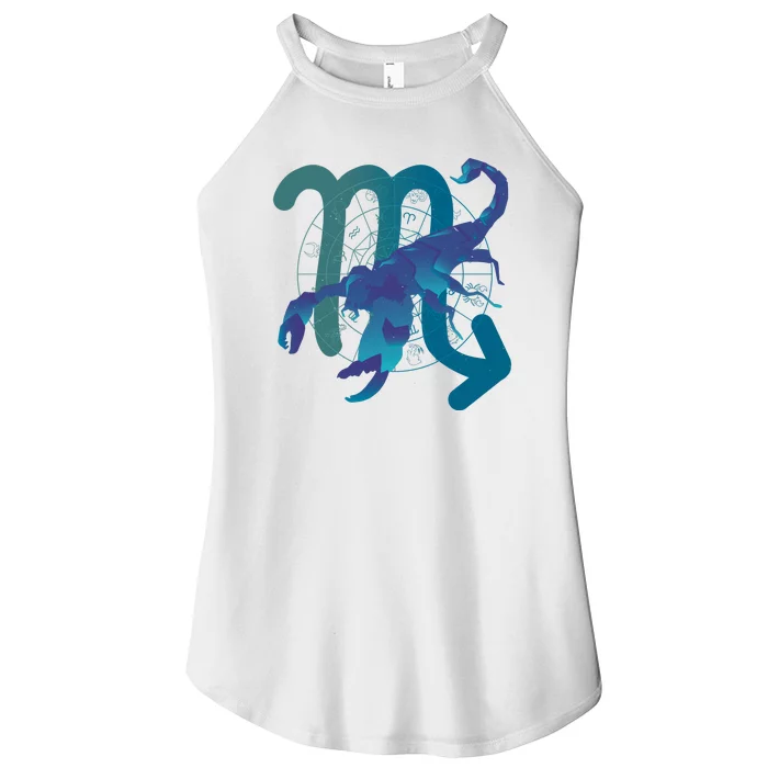 Scorpio Zodiac Symbol Women’s Perfect Tri Rocker Tank