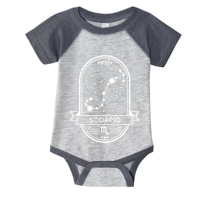 Scorpio Zodiac Symbol Design Infant Baby Jersey Bodysuit