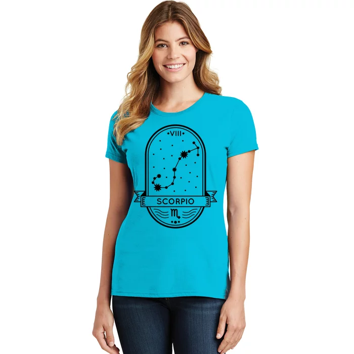 Scorpio Zodiac Symbol Design Women's T-Shirt