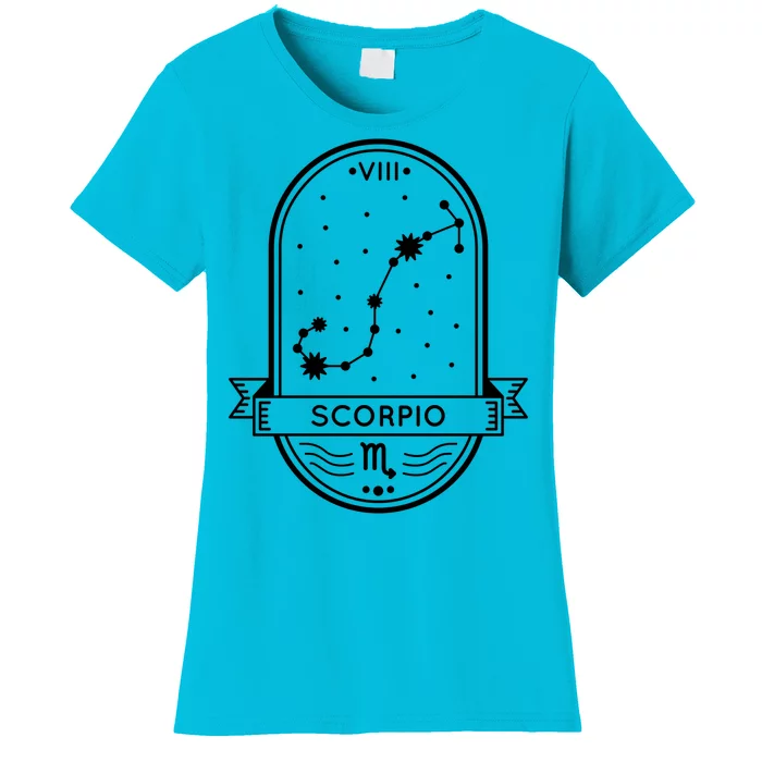 Scorpio Zodiac Symbol Design Women's T-Shirt