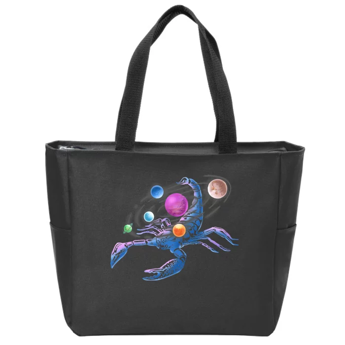 Scorpion Universe Zip Tote Bag