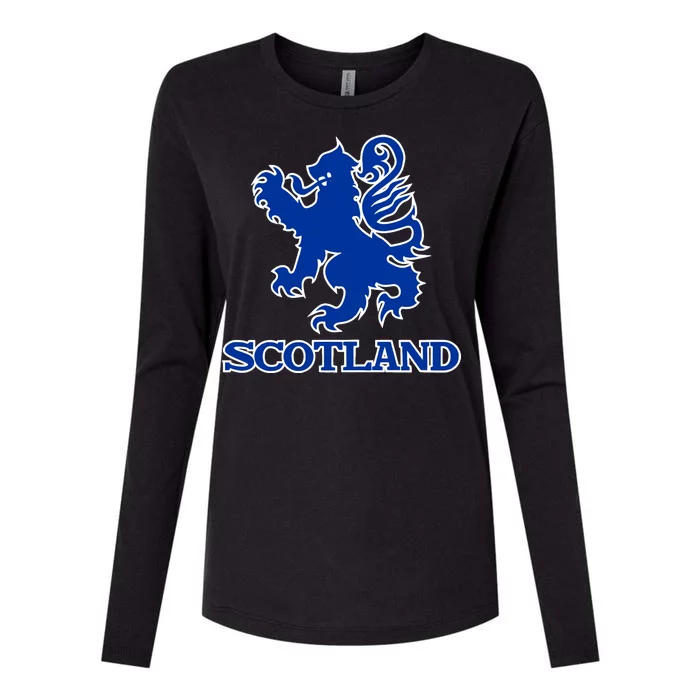 Scotland Womens Cotton Relaxed Long Sleeve T-Shirt