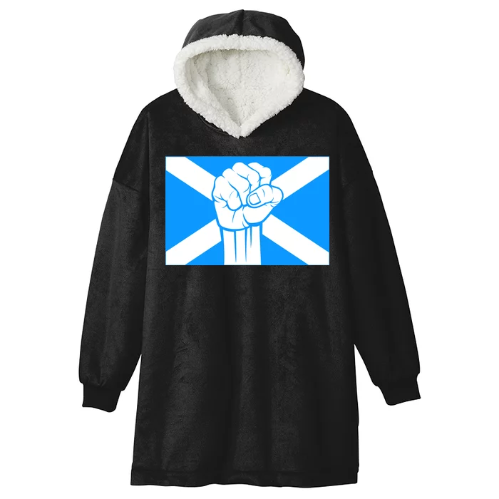 Scotland Power Hooded Wearable Blanket