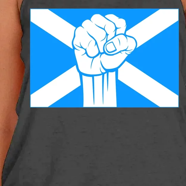 Scotland Power Women's Knotted Racerback Tank