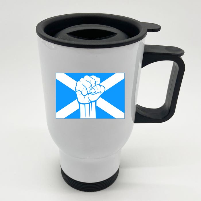 Scotland Power Front & Back Stainless Steel Travel Mug