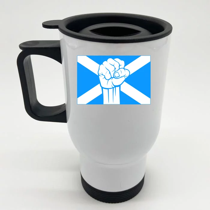 Scotland Power Front & Back Stainless Steel Travel Mug