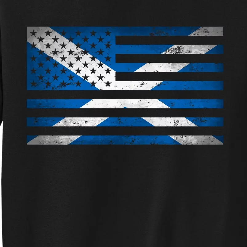 Scottish American Flag Tall Sweatshirt