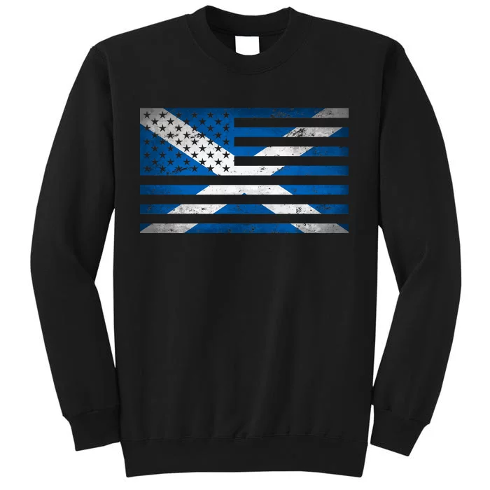 Scottish American Flag Tall Sweatshirt