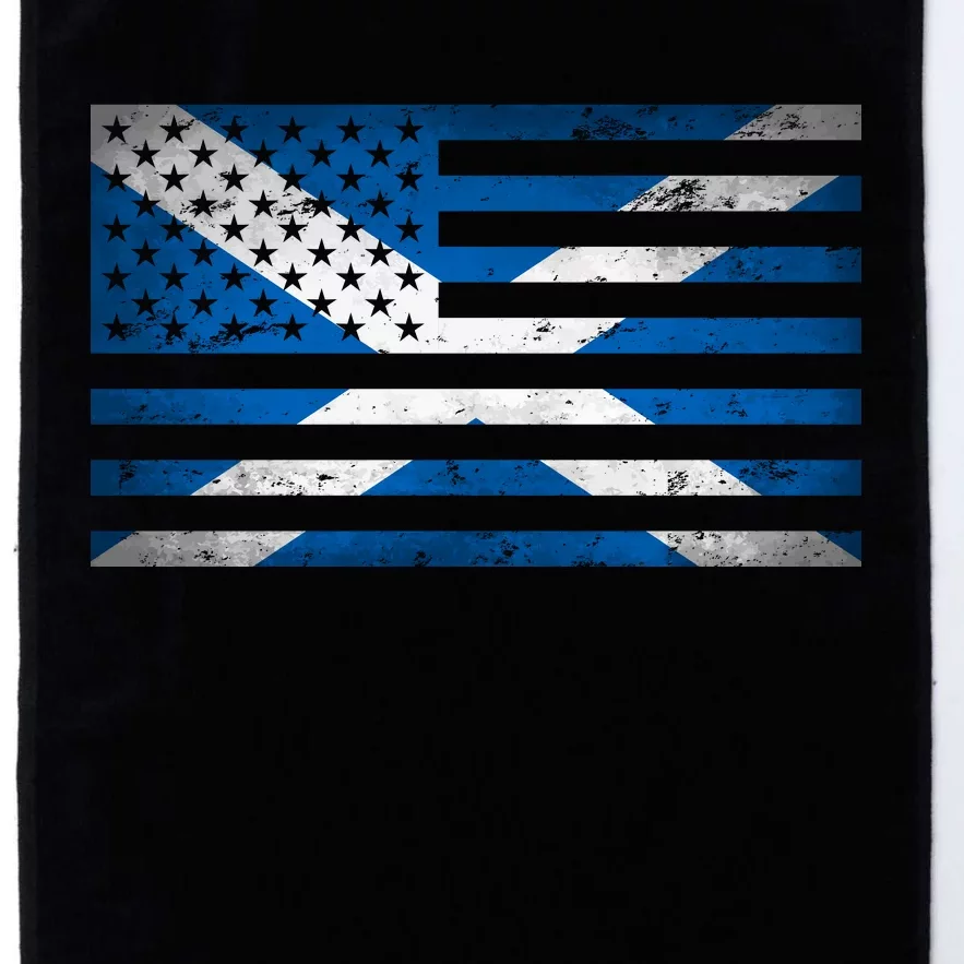 Scottish American Flag Platinum Collection Golf Towel