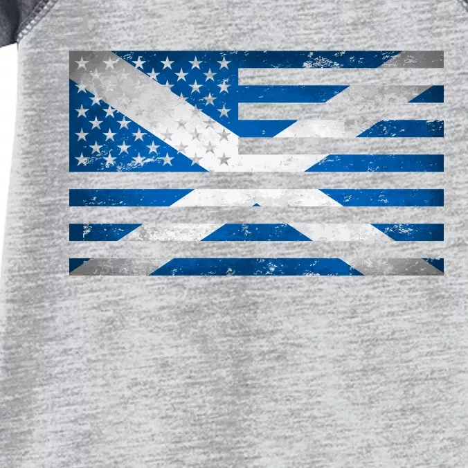 Scottish American Flag Infant Baby Jersey Bodysuit