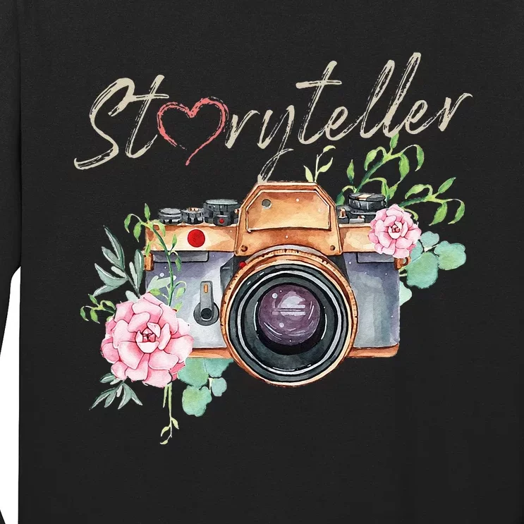 Storyteller Camera Photography Photographer Cameraman Ideas Long Sleeve Shirt