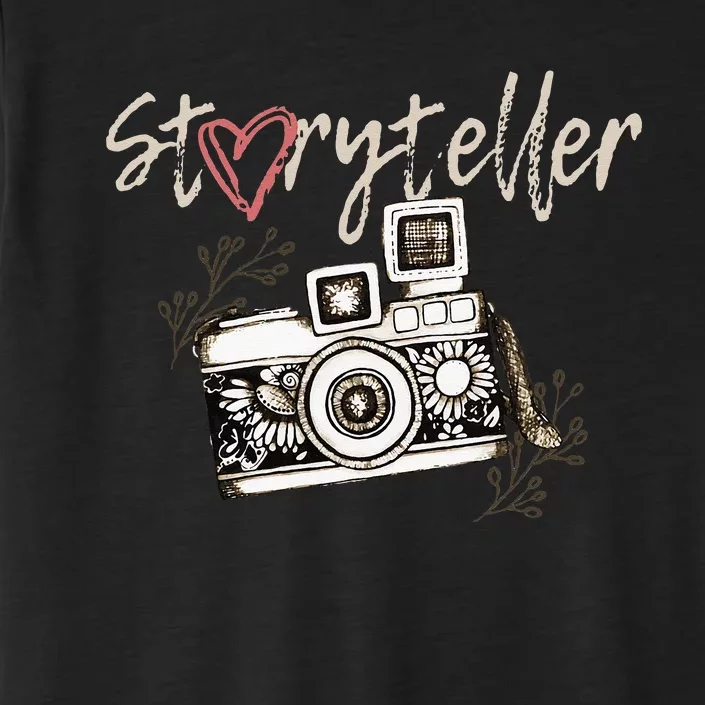 Storyteller Camera Photography Photographer Cool ChromaSoft Performance T-Shirt