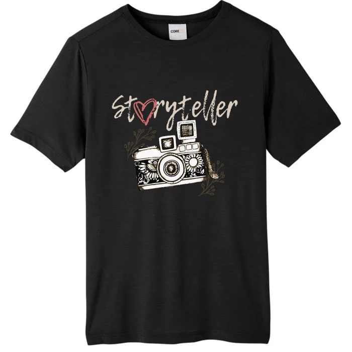 Storyteller Camera Photography Photographer Cool ChromaSoft Performance T-Shirt