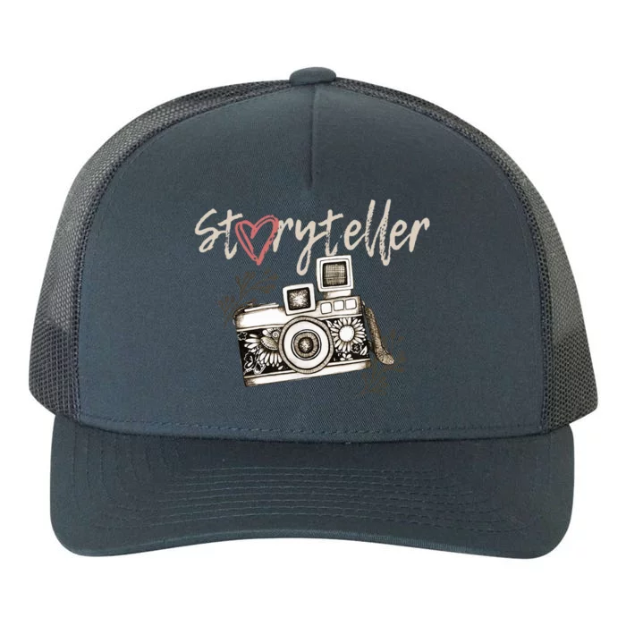 Storyteller Camera Photography Photographer Cool Yupoong Adult 5-Panel Trucker Hat