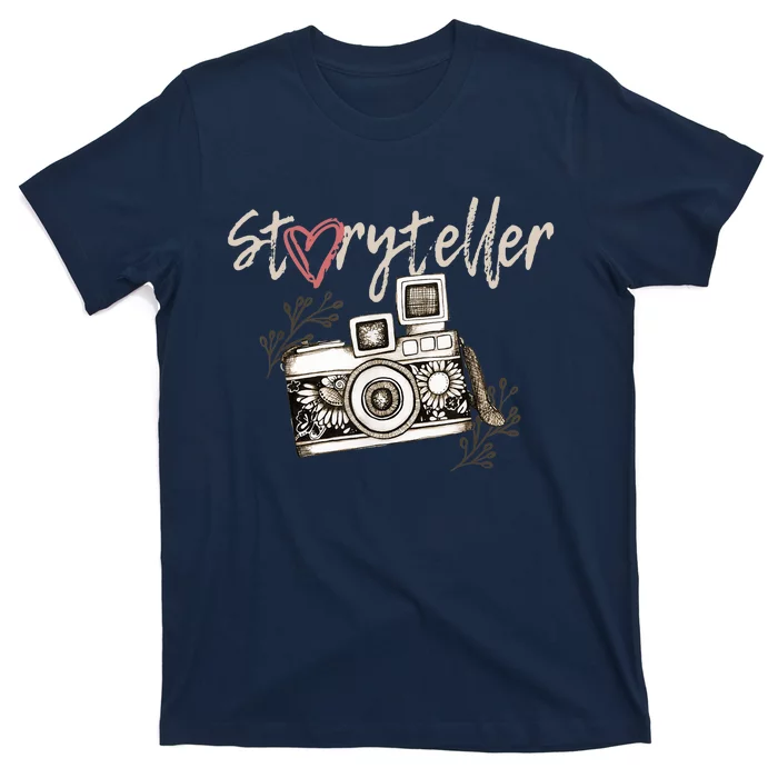 Storyteller Camera Photography Photographer Cool T-Shirt