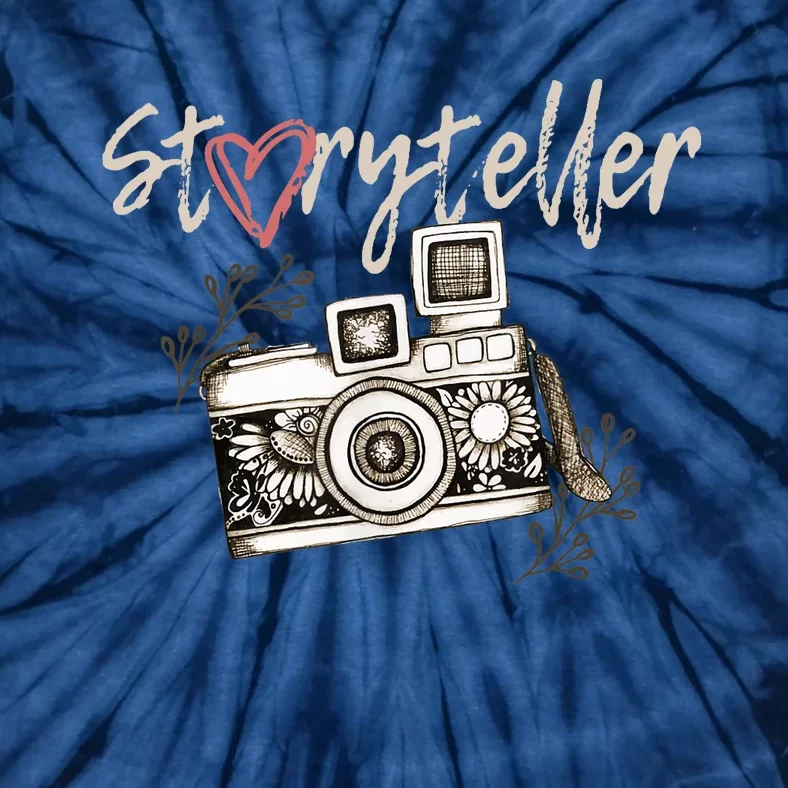 Storyteller Camera Photography Photographer Cool Tie-Dye T-Shirt