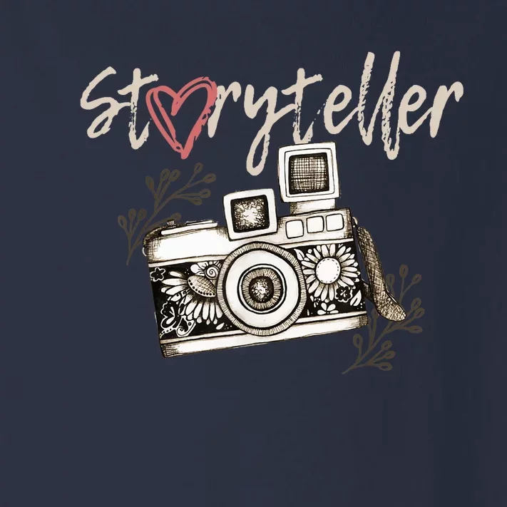 Storyteller Camera Photography Photographer Cool Toddler Long Sleeve Shirt