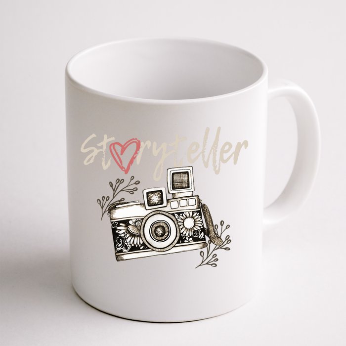 Storyteller Camera Photography Photographer Cool Front & Back Coffee Mug