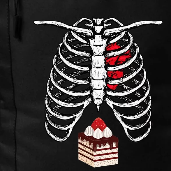 Skeleton Cake Pregnancy Pastries Expectant Dessert Halloween Daily Commute Backpack