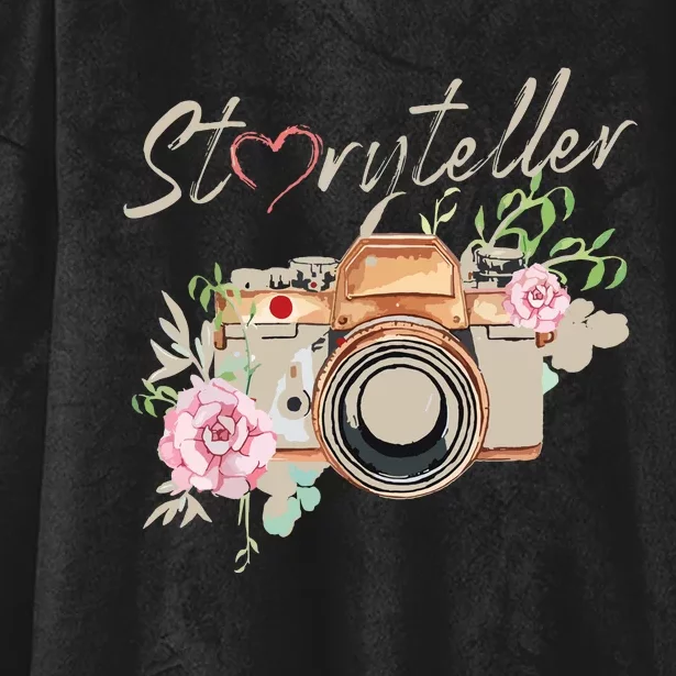 Storyteller Camera Photography Photographer Cameraman Ideas Hooded Wearable Blanket