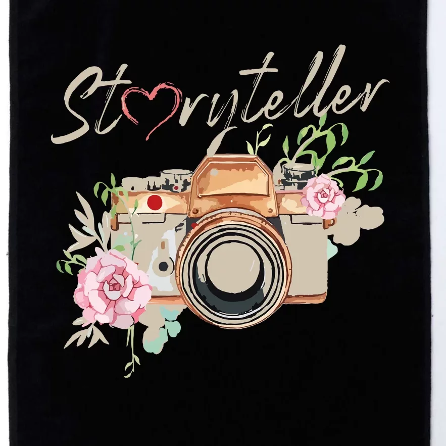 Storyteller Camera Photography Photographer Cameraman Ideas Platinum Collection Golf Towel