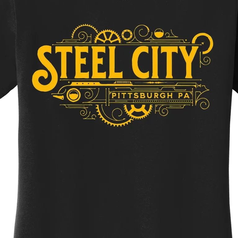 Steel City Pittsburgh Pennsylvania 412 Home Retro Women's T-Shirt