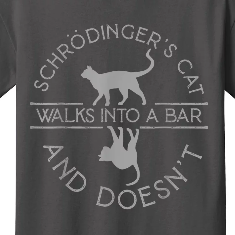 Schrodingers Cat Physics Kids T-Shirt