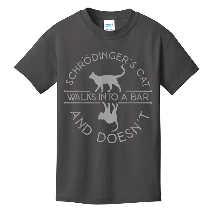 Schrodingers Cat Physics Kids T-Shirt