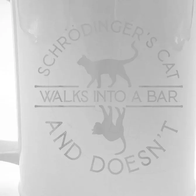 Schrodingers Cat Physics Front & Back Beer Stein